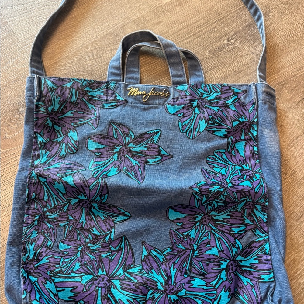 Marc by Marc Jacobs Blue Floral Tote Bag